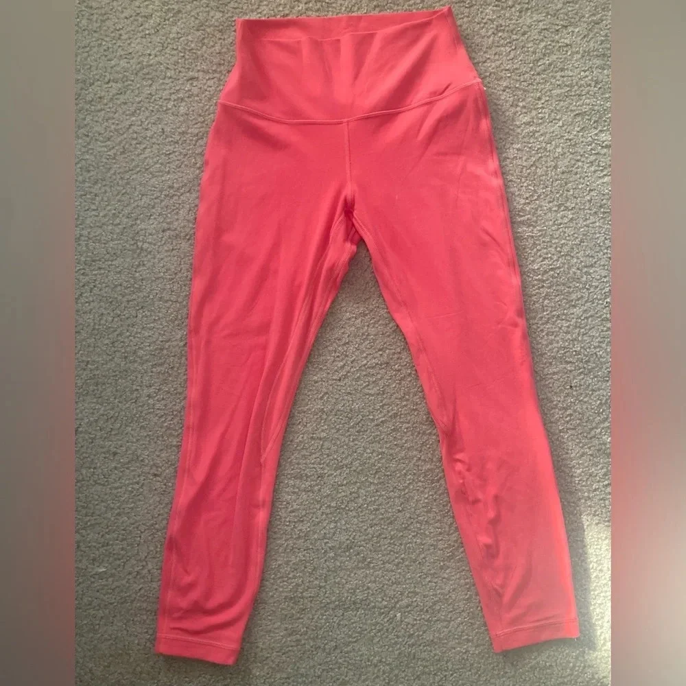Lululemon Align High Rise Pant 25” Inseam Size 8 Pale Raspberry Nulu